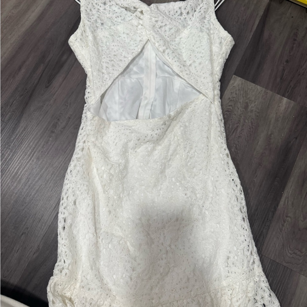 NWOT Authentic White Lace Dress from Brazil